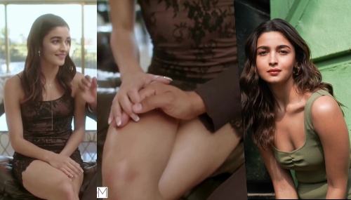 Alia Bhatt Kissing Scene sexy mini skirt deepfake sex video
