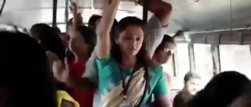 Manju Warrier ass grabbed public bus sex