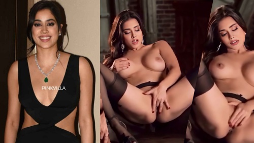 Janhvi Kapoor Big Boobs Nude Fingering her Pussy Fake
