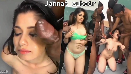Jannat Zubair gangbang fucked deepfake cum on face video