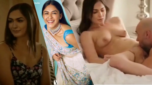 Mrunal Thakur Nude sex bedroom fucking deepfake