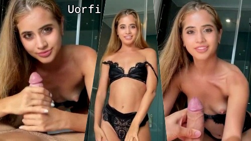 Uorfi Javed striptease handjob blowjob deepfake pov video