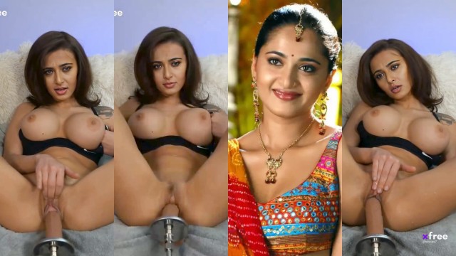 Big boobs Anushka Shetty pussy fucking machine deepfake video