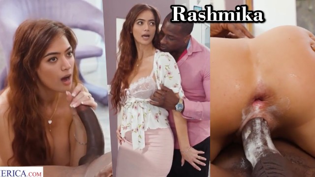 Rashmika Mandanna Naked XXX Fucked Hard on Couch Fake