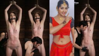 Meena naked body tied pussy nipple torture BDSM deepfake