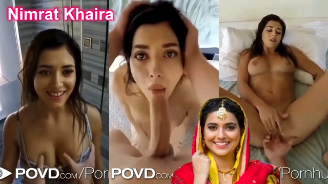 Nimrat Khaira bikini boobs pressed bathroom sex deepfake