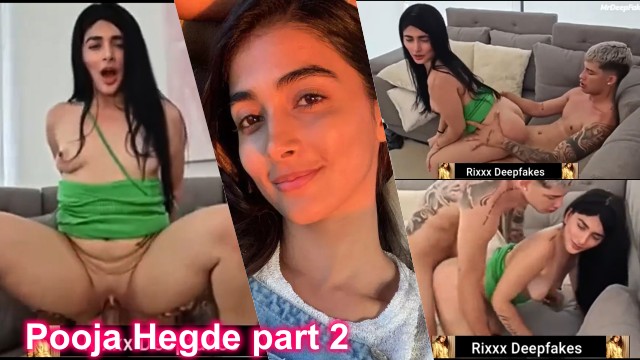 Pooja Hegde nude ass fucking doggy style sex deepfake