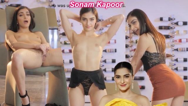 Sonam Kapoor nude small boobs pussy fingering fake