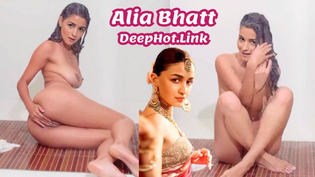 Bollywood Hot mom Alia Bhatt naked shower Deepfake