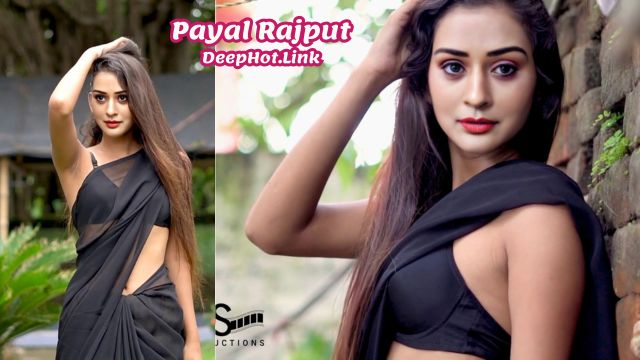 Payal Rajput sexy black bra shaved armpit Deepfake