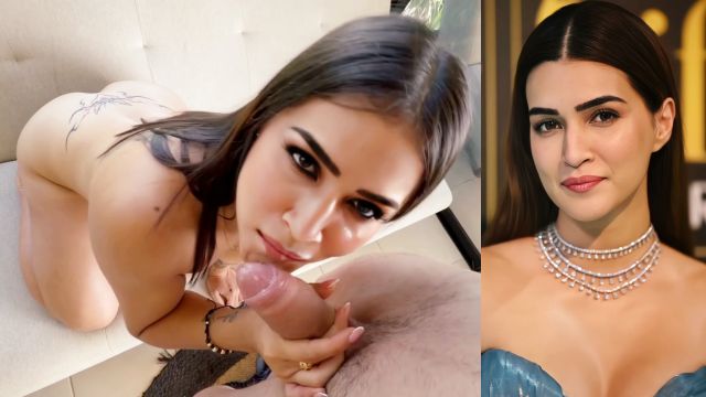 Kriti Sanon Nude Heroine Striptease Cum On Face Deepfake